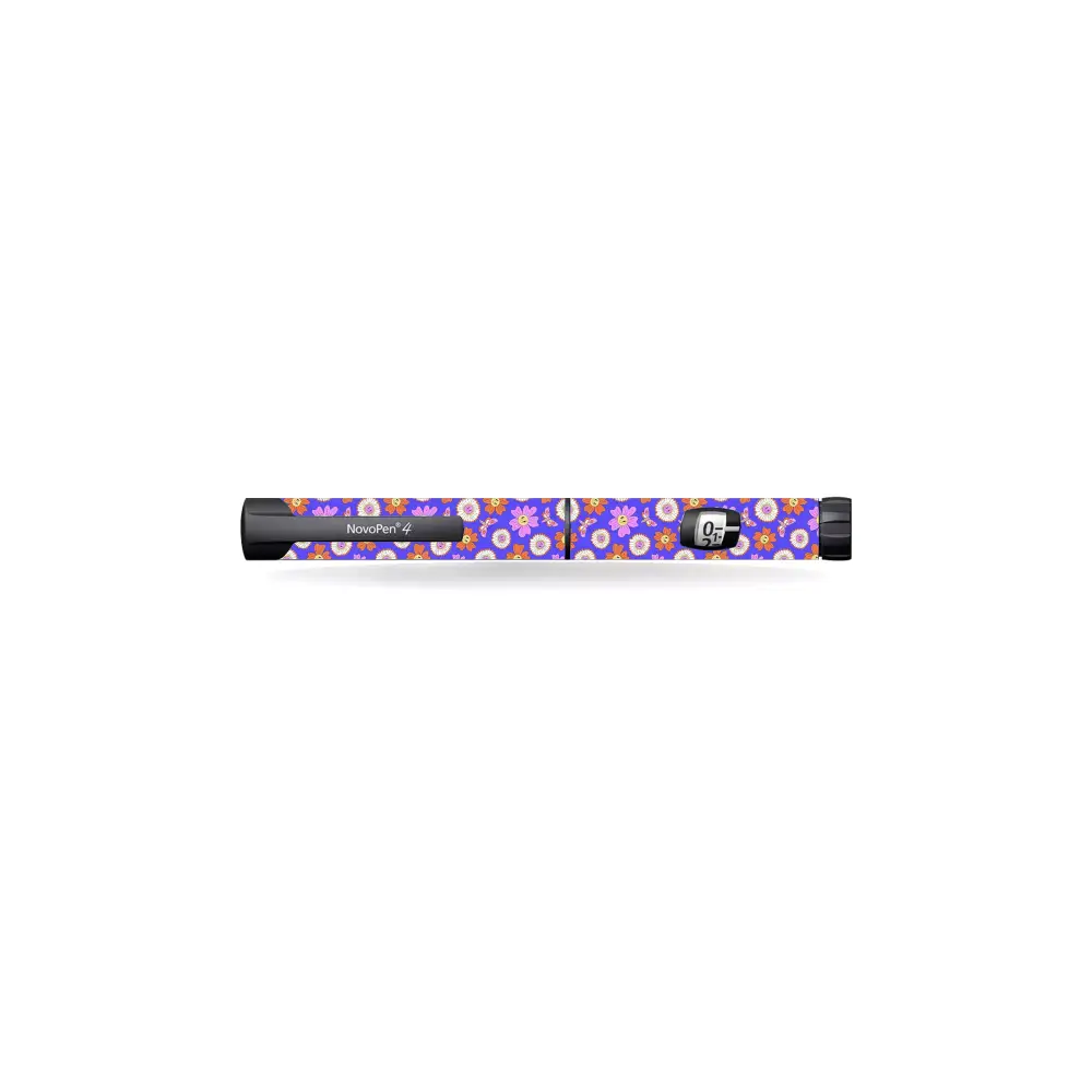 Novopen Echo with Blossom Charm floral sticker, Spring Edition 2025.