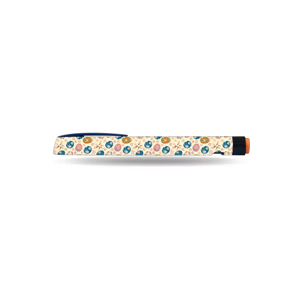 Patterned NovoRapid FlexPen with NovoRapid FlexPen Stickers in Easter Edition 2025