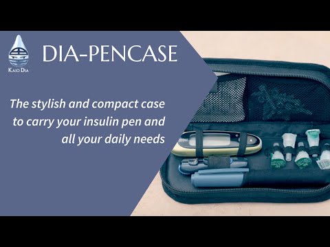 Etui til insulinpen og USB-blodsukkermåler, Dia-PenCase