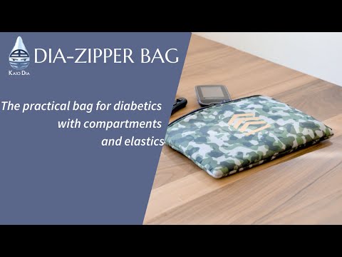Lynlåstaske til diabetesudstyr til børn, Dia-Zipper Bag KIDS
