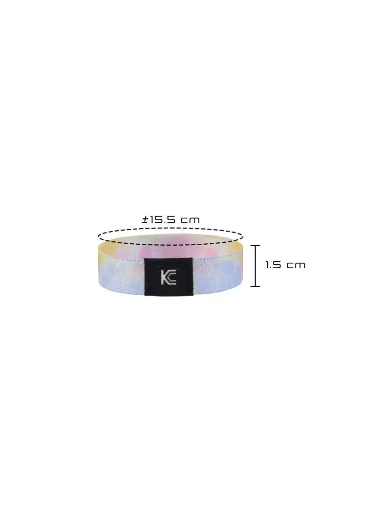 Reversible Type 1 Diabetes awareness wristband for children with summer patterns and "Diabetic" label.