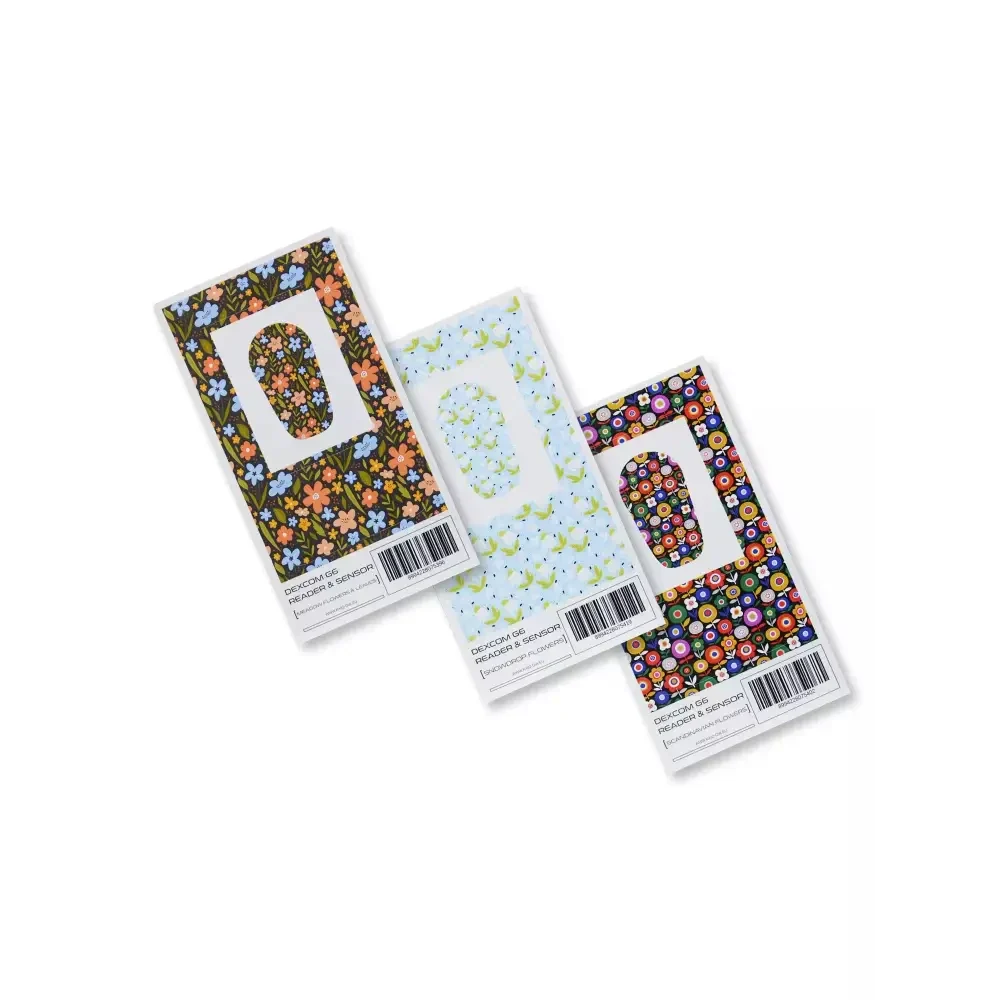 Dexcom G6 Receiver and Transmitter Stickers - Spring