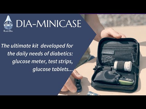 Etui til blodsukkermåler og diabetesudstyr, Dia-MiniCase