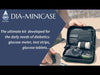 Sæt til glukosemåler, glukosetabletter, nåle og alle dine daglige diabetesbehov - Dia-MiniCase