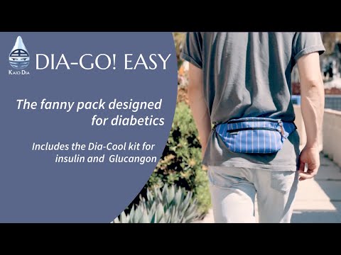 Bæltetaske til børn med diabetes og insulinkøling, Dia-Go Easy Kids