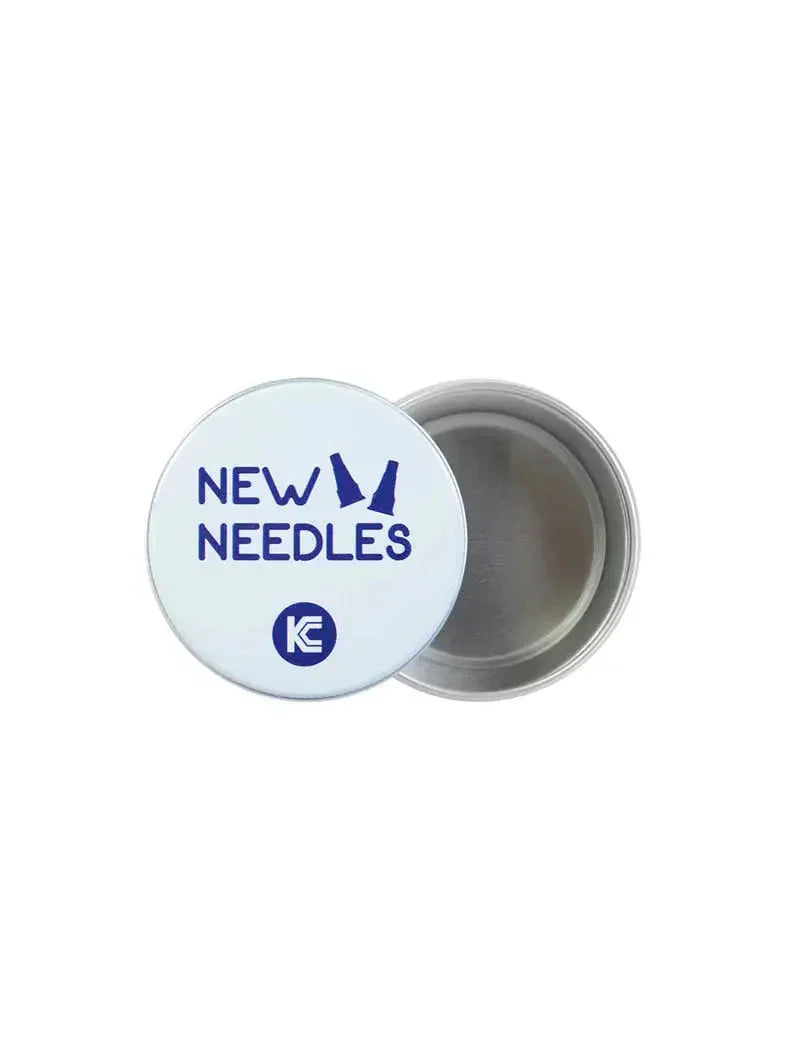 medium tin box for needles test strips and lancets kaio smts storage container for diabetes supplies organization