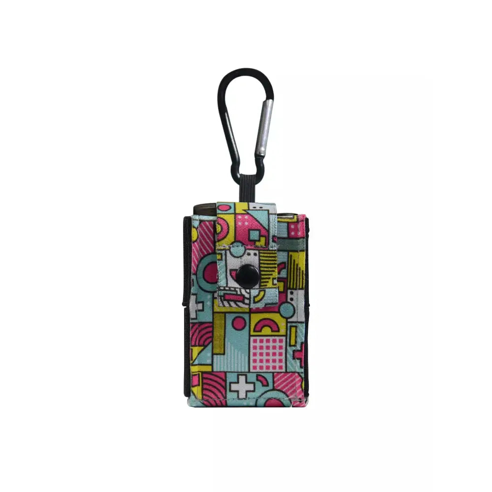 Universal pouch for insulin pump with carabiner, Dia-Mini Pouch Summer 2023.